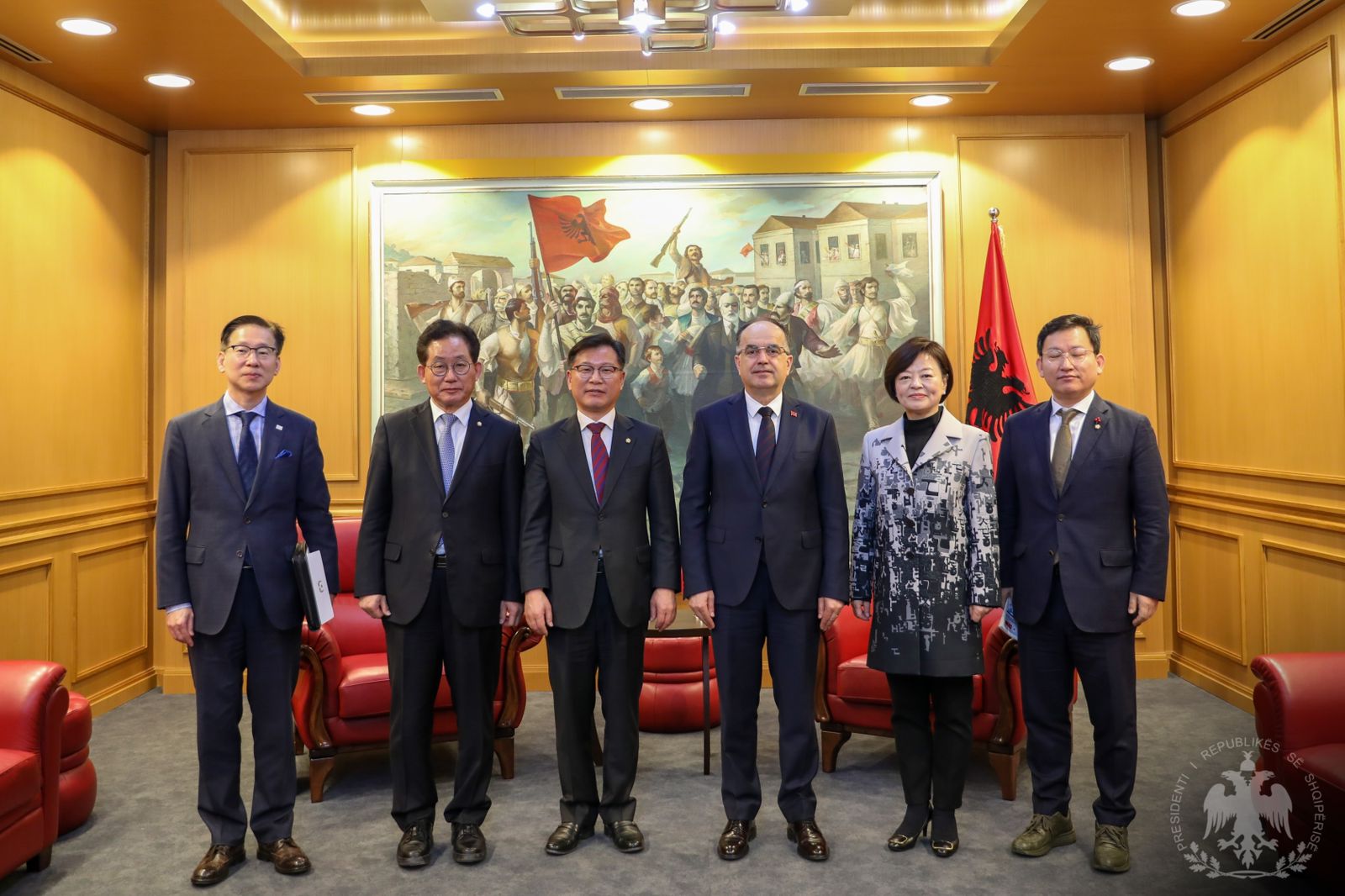 Presidenti Begaj pret delegacionin e grupit të miqësisë të Koresë së Jugut: Mirënjohje për mbështetjen e dhënë ndaj Kosovës