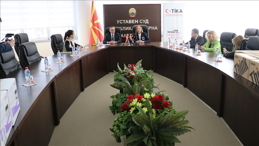 TIKA i dhuron pajisje teknologjike Gjykatës Kushtetuese të Maqedonisë së Veriut