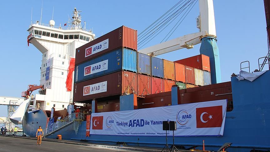 Anija e tretë e Gjysmëhënës së Kuqe Turke me ndihma humanitare niset për në Gaza