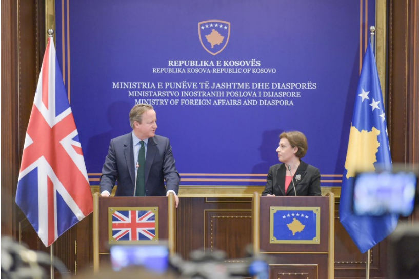 Cameron i ofron mbështetje Kosovës, Gërvalla: Perëndimi të ketë qasje të re ndaj Ballkanit