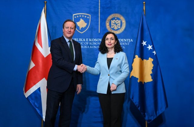 Osmani: E informova Cameron për përpjekjet e vazhdueshme destabilizuese të Serbisë