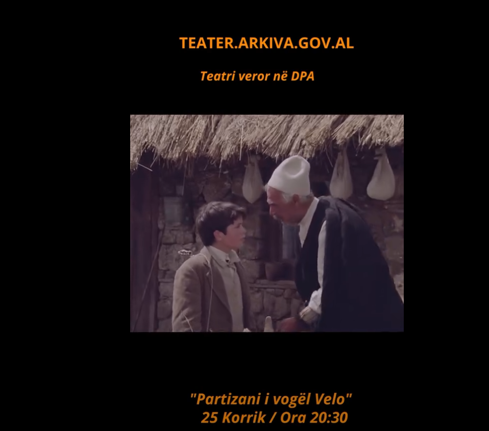 Rama: Filmi ikonë “Partizani i vogël Velo” do shfaqet i restauruar në teatrin e DPA-së