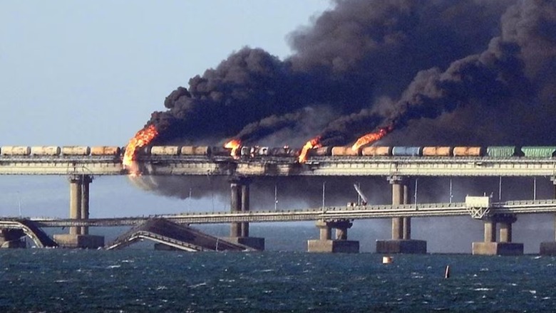 Sulmi ndaj urës së Krimesë, Ukraina merr përgjegjësinë: Shkatërrimi i urës është një nga veprimet tona