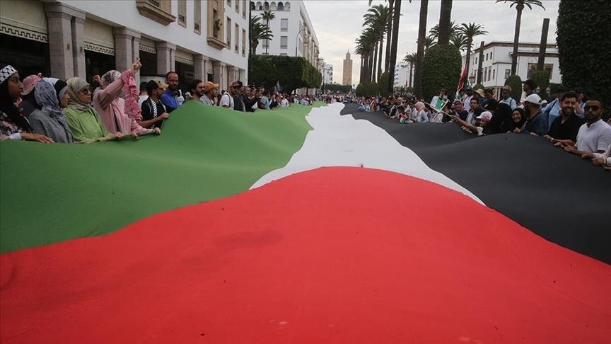 Marok, protestë me kërkesën për ndalimin e sulmeve të Izraelit në Gaza