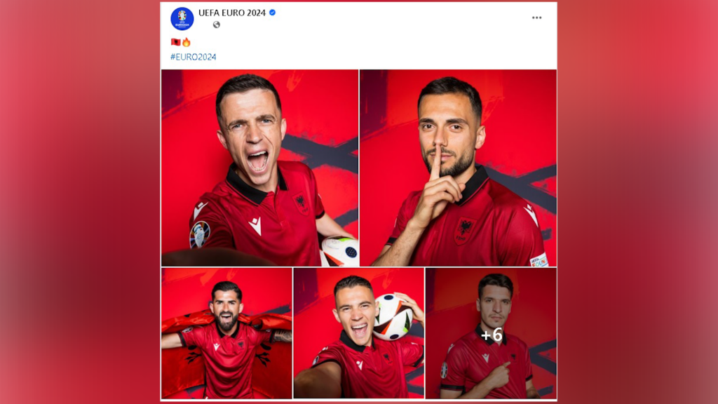EURO 2024, UEFA publikon fotot e futbollistëve të Kombëtares shqiptare