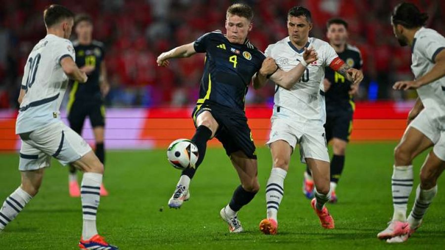 Mjafton goli i Xherdan Shaqirit, Zvicra kënaqet me një barazim ndaj Skocisë