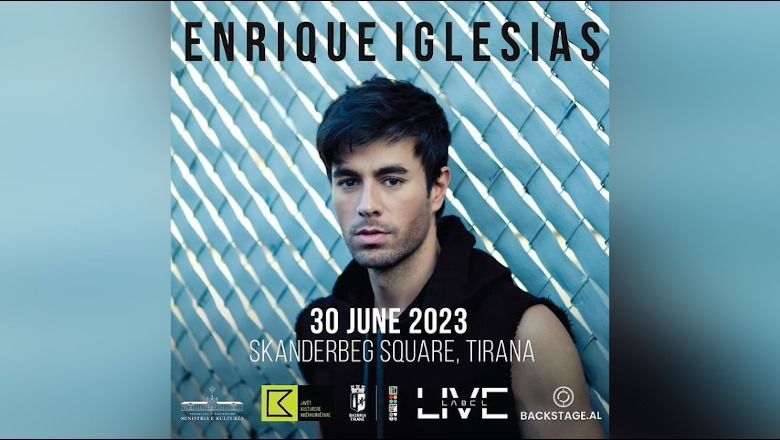  Enrique Iglesias me ritmet e muzikës latine nesër në sheshin “Skënderbej”