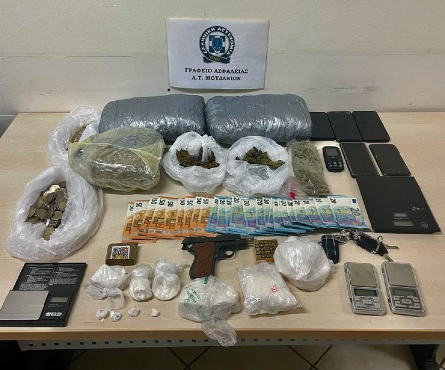 Me 3 kg kanabis dhe gjysëm kg kokainë, arrestohen dy shqiptarë në Selanik