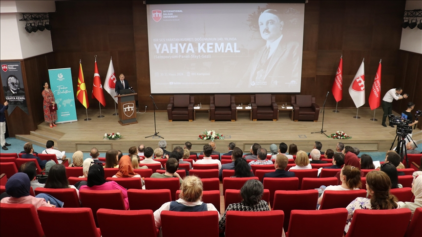 Mbahet simpozium me rastin e 140-vjetorit të lindjes së poetit turk nga Shkupi, Yahya Kemal