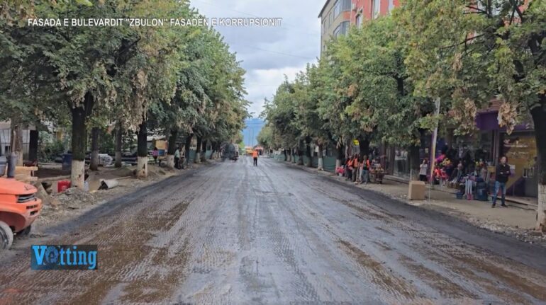 Bulevardi i Dibrës me pllaka guri që sot po shkulen, Bashkia pranon dështimin e investimit të parë. Zbulohet historia e korrupsionit me fondet publike