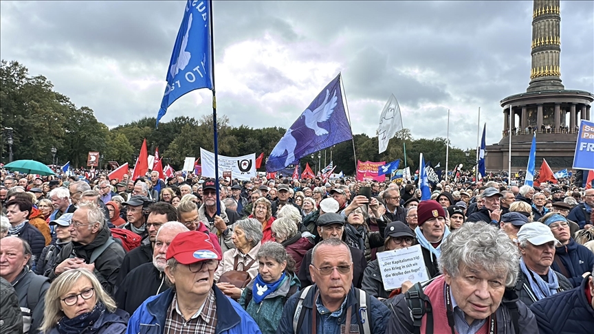 Berlin, mijëra njerëz në protestë kundër luftërave në Ukrainë dhe Gaza