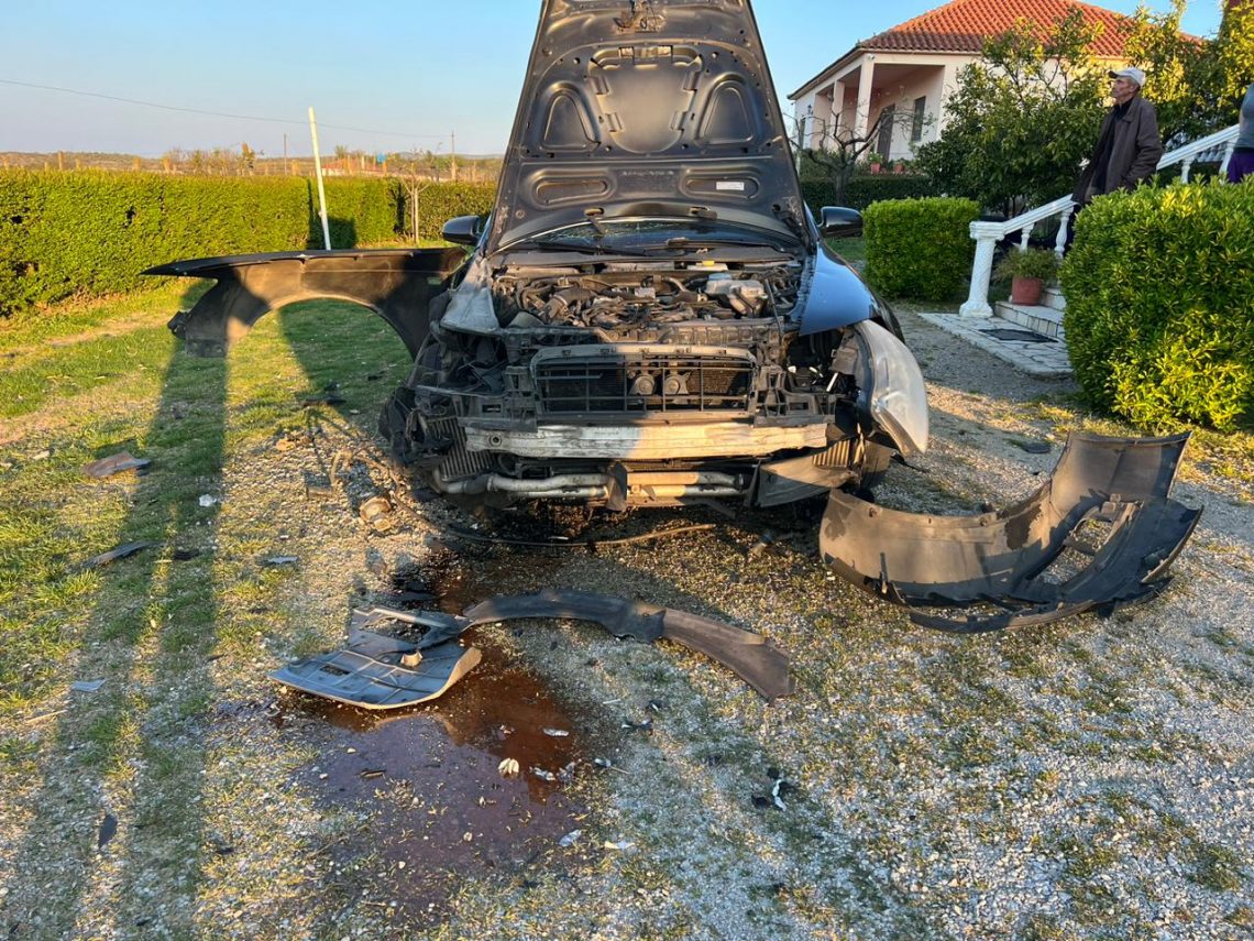 Foto e “Audi-t” që shpërtheu sapo Ndreca u fut në makinë