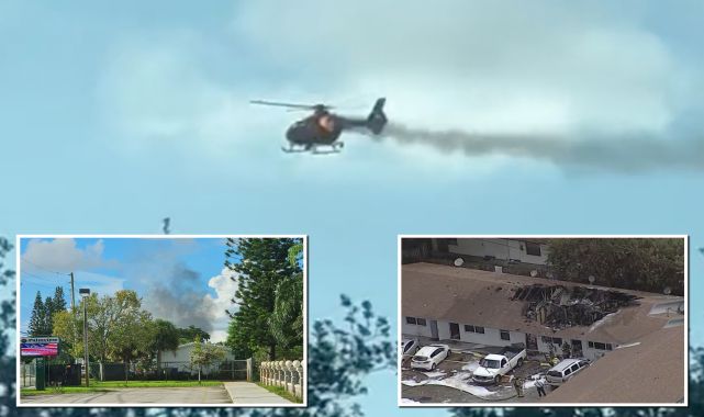 Helikopteri merr flakë në ajër dhe bie mbi apartament, humbin jetën dy persona në Florida
