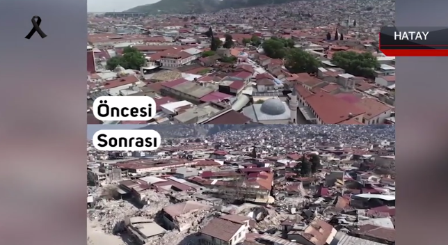 Pamje para dhe pas tërmetit/ Më shumë se gjysma e ndërtesave në Hatay u shkatërruan