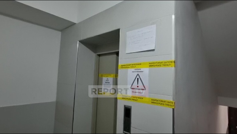 Tiranë/ Çifti u plagos pasi ashensori ra nga kati 5 në 0, shkak pesha! U futën 5 persona nga 4 që lejuar