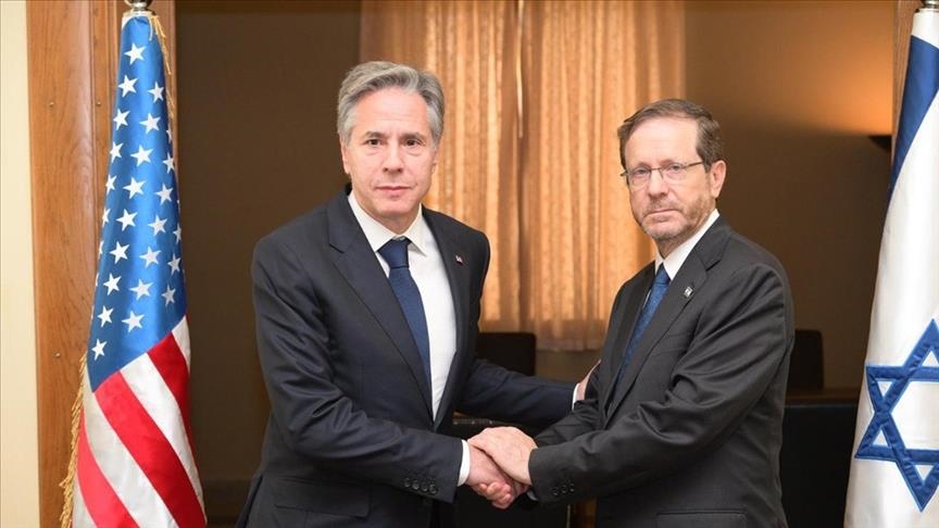 Presidenti izraelit Herzog takon sekretarin amerikan Blinken në Tel Aviv