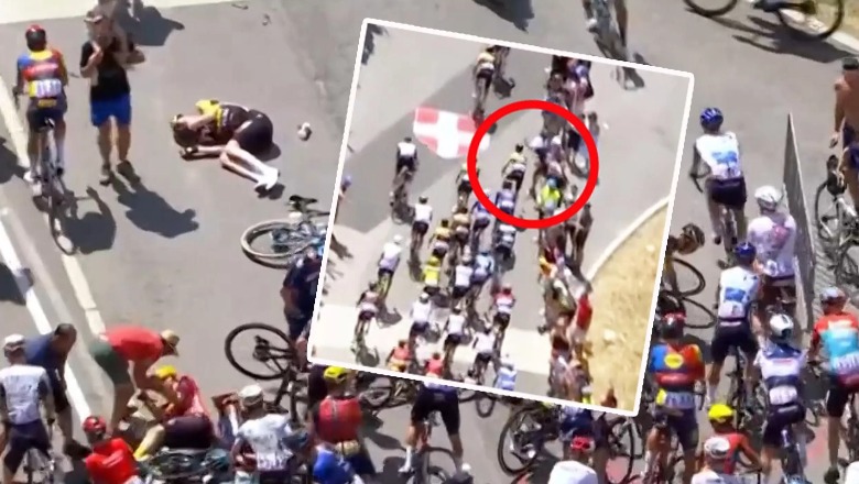 Turi i Francës/ Tifozi pengon çiklistin duke i bërë foto, rrëzohet gjysma e garuesve 