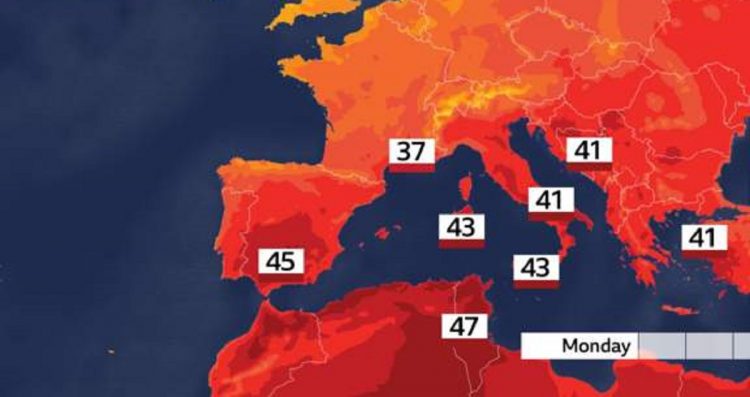 Temperaturat e larta në Europë, kulmi i të nxehtit pritet këtë javë