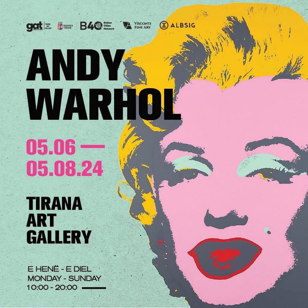 Ekspozita e Parë e Pop Artit në Shqipëri, shfaqen 39 vepra origjinale të artistit amerikan Andy Warhol