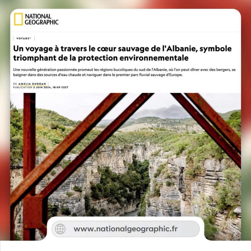 Rama: “National Geographic France” zbulon përvojat e jashtëzakonshme në Vjosë