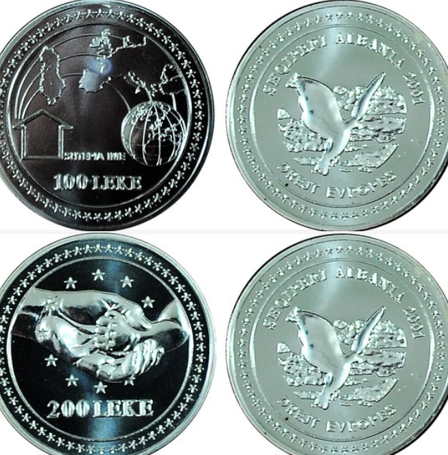 Dita e Evropës, BSH prodhon 2 monedha numizmatike prej argjendi