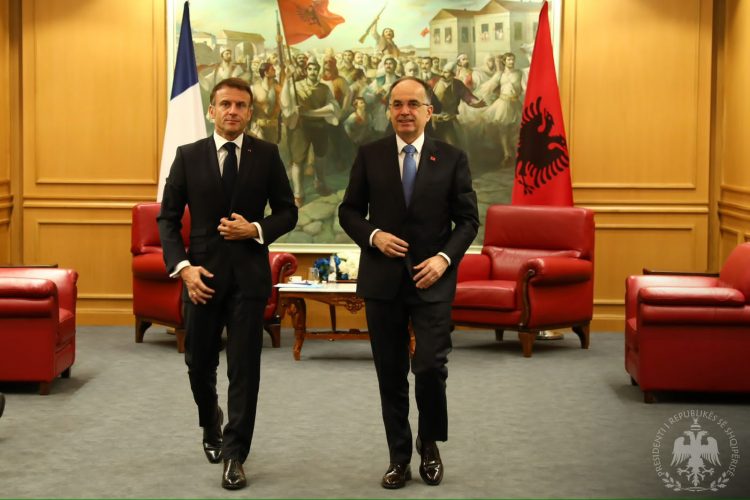 Zbardhet takimi i Presidentëve Begaj-Macron
