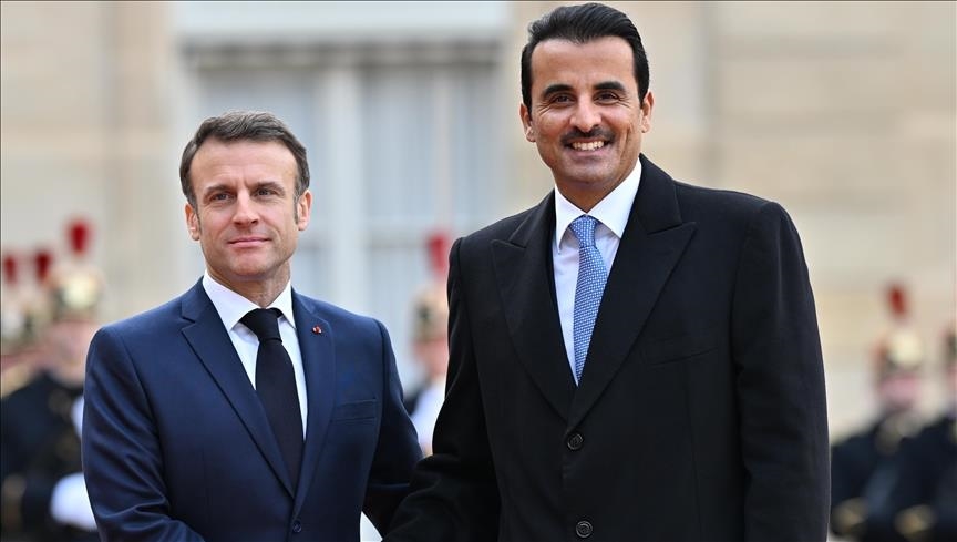 Presidenti francez dhe emiri i Katarit diskutuan nevojën për paqe në Lindjen e Mesme
