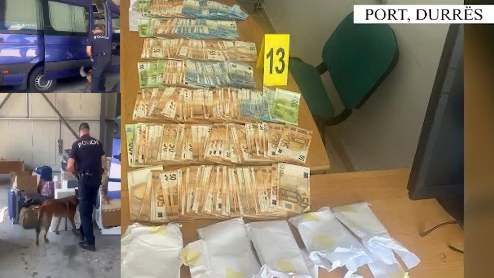 Sekuestrohen mallra kontrabandë dhe 44 000 euro, një i arrestuar
