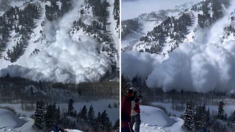Orteku i borës frikëson pushuesit në Utah, shihni pamjet që kanë bërë xhiron e rrjetit