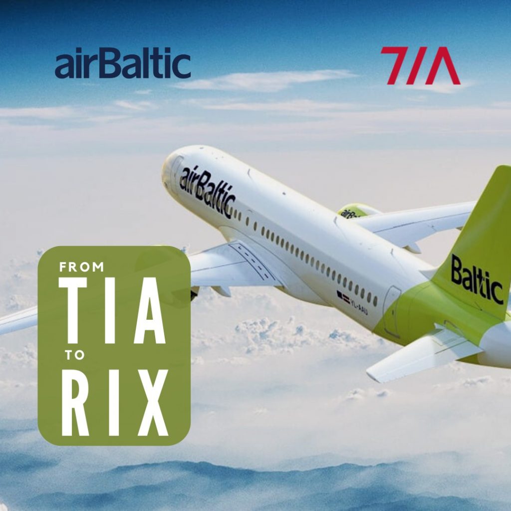 Nga 2 maji fluturime direkte Tiranë-Riga