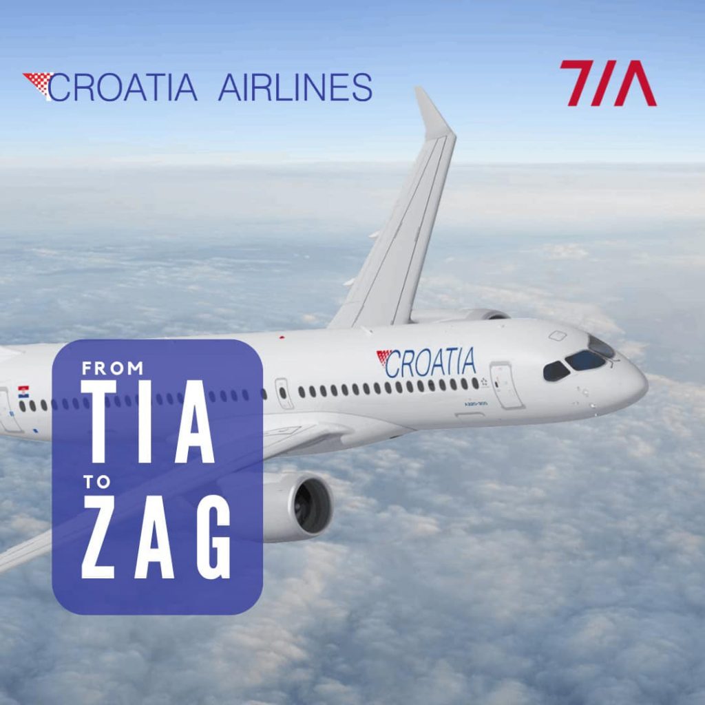 TIA: Nga 20 qershori nis operimin linja direkte Tiranë-Zagreb