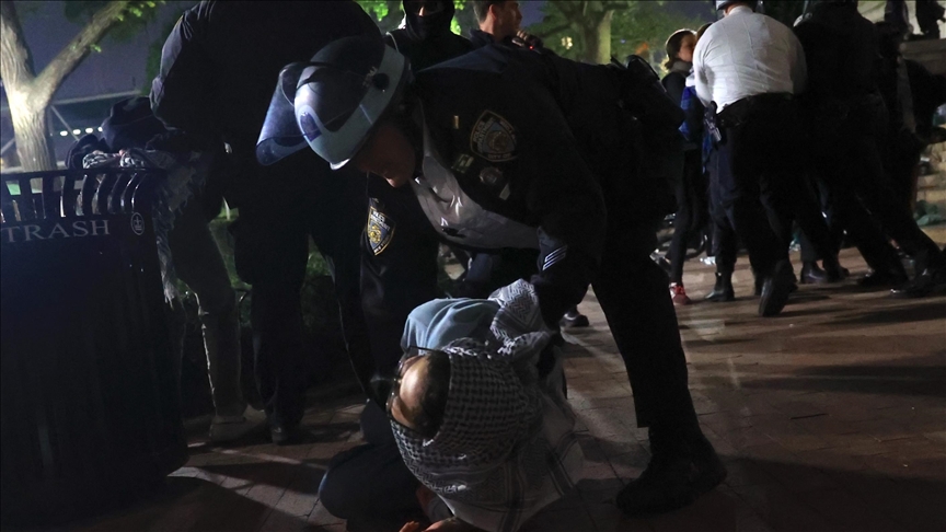 SHBA, Kampi i Solidaritetit me Gazën në Universitetin Columbia u shpërnda me ndërhyrjen e policisë