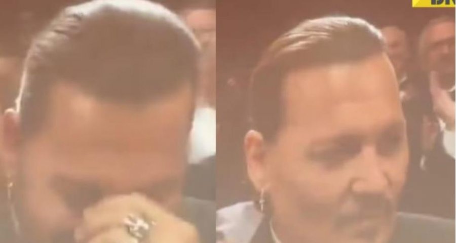 Johnny Depp shpërthen në lot në Festivalin e Kanës