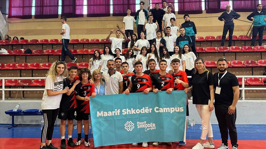 Skuadra e shkollës së Fondacionit Maarif në Shkodër shpallet kampione në Spartakiadë
