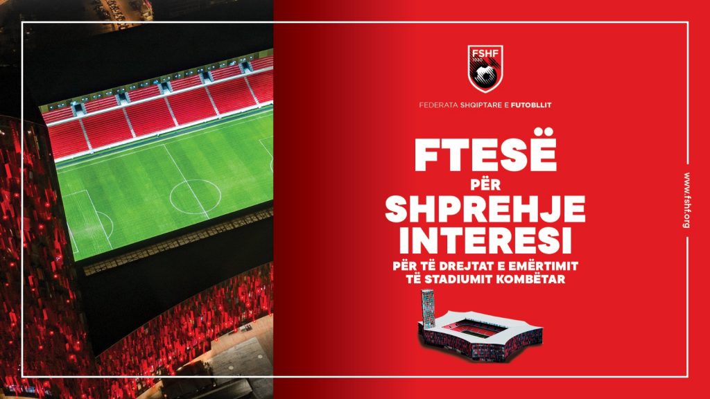 FSHF fton kompanitë për shprehje interesi për të drejtat e emërtimit të Stadiumit Kombëtar