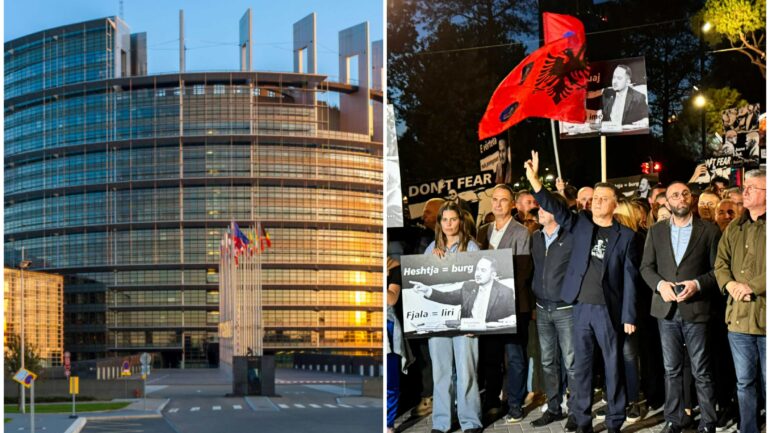 Aksioni opozitar del jashtë kufijve të Shqipërisë! Demokratët protestë përpara Parlamentit Evropian, ja sa deputetë do marrin pjesë