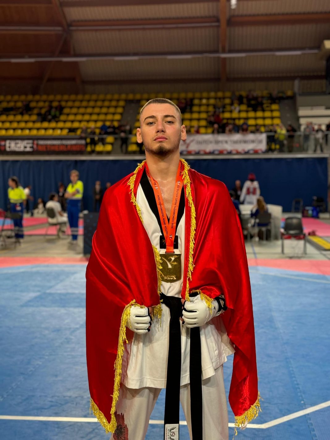 Kampioni shqiptar i taekwondo, Ernest Merdanaj fiton medalje ari në G2 Dutch Open